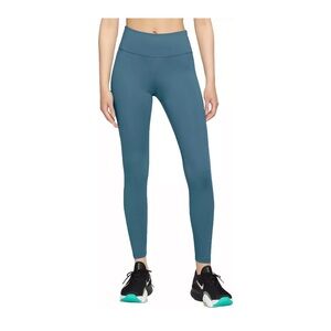 Nike Dri-Fit High Waist Leggings (Blue)